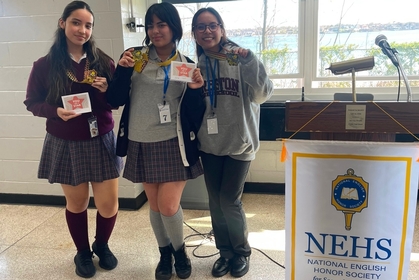 NEHS Spelling Bee Winners