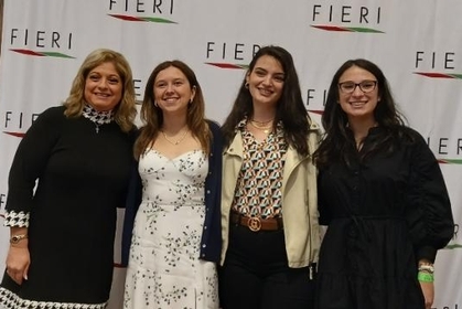 Isabella won the FIERI Scholarship