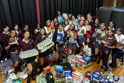 Our Food Drive was a success!