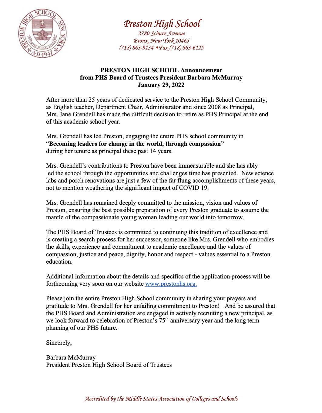 Nys Academy Of Fir Science Christmas Party 2022 Preston High School - Bronx, Ny